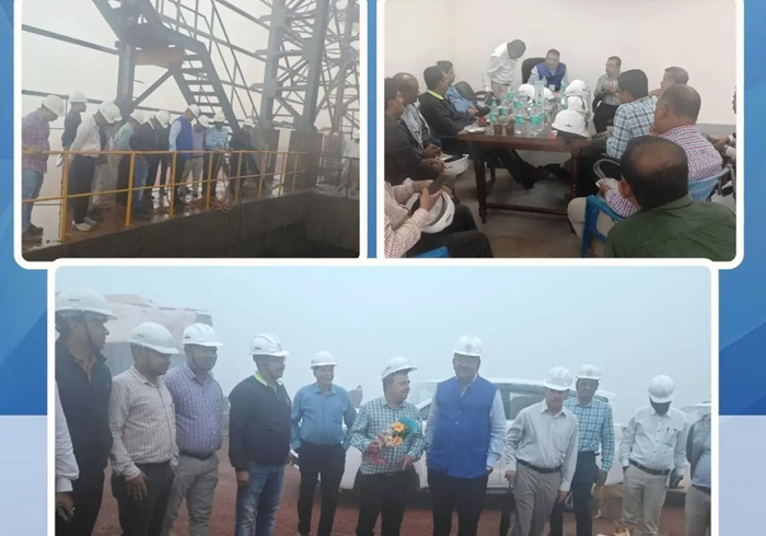 MECON CMD visits Panchpatmali Mines project site